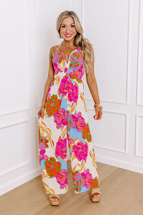 Tropicana Trendsetters Floral Jumpsuit