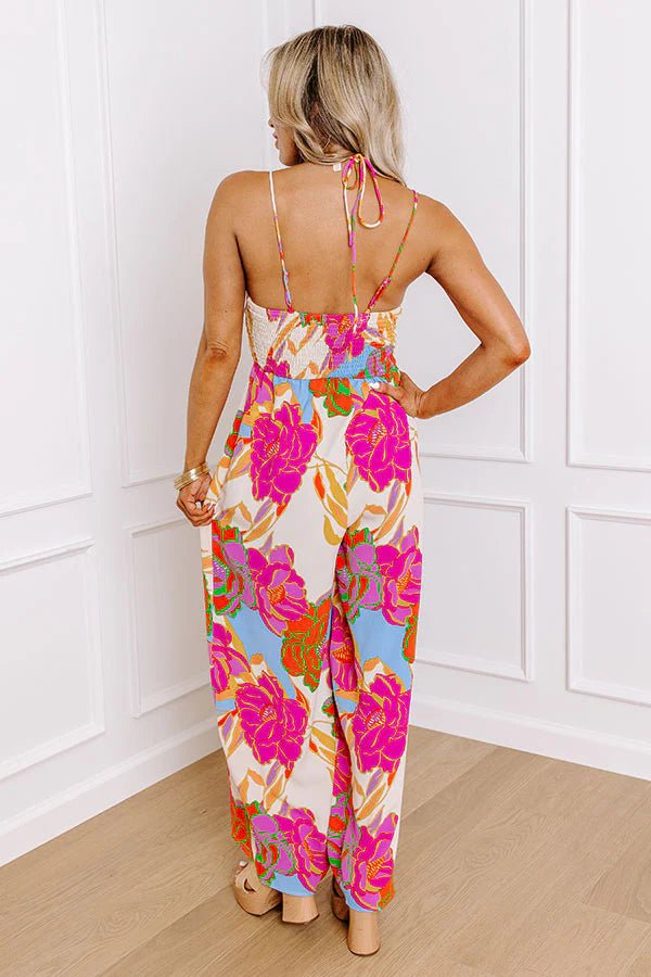 Tropicana Trendsetters Floral Jumpsuit