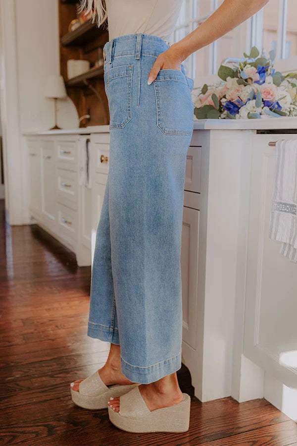 The Wendy High Waist Wide Leg Jean