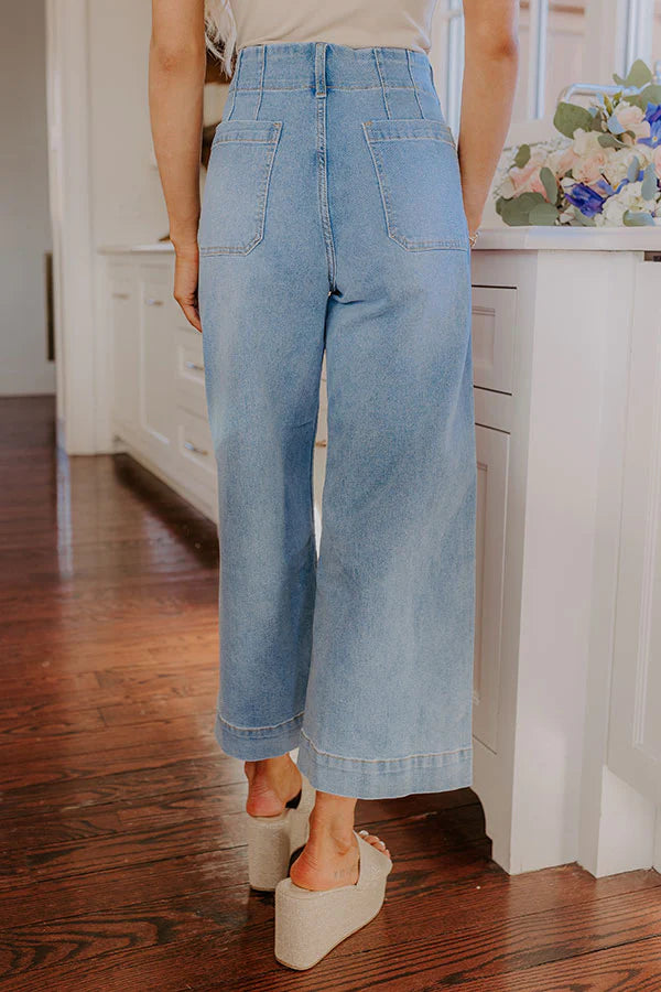 The Wendy High Waist Wide Leg Jean