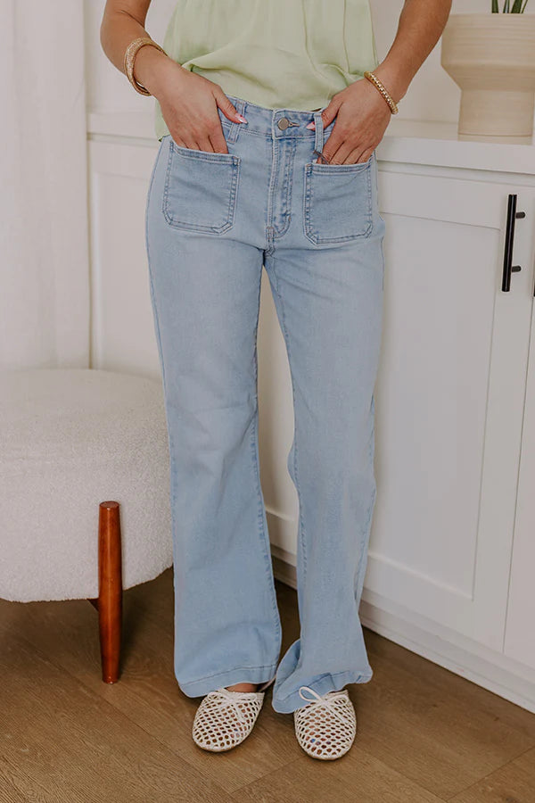 The Eloise High Waist Wide Leg Jean