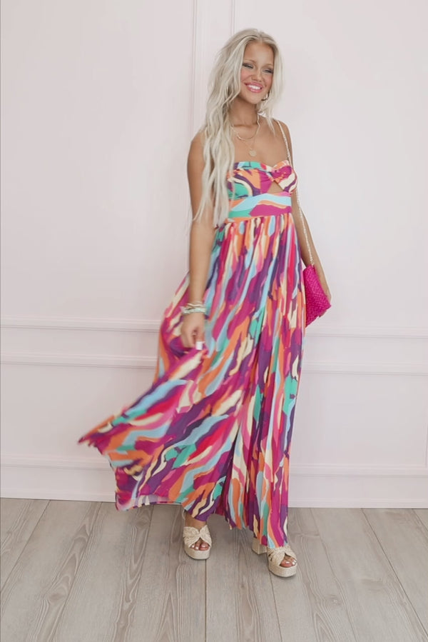 Downtown Diva Pleated Jumpsuit