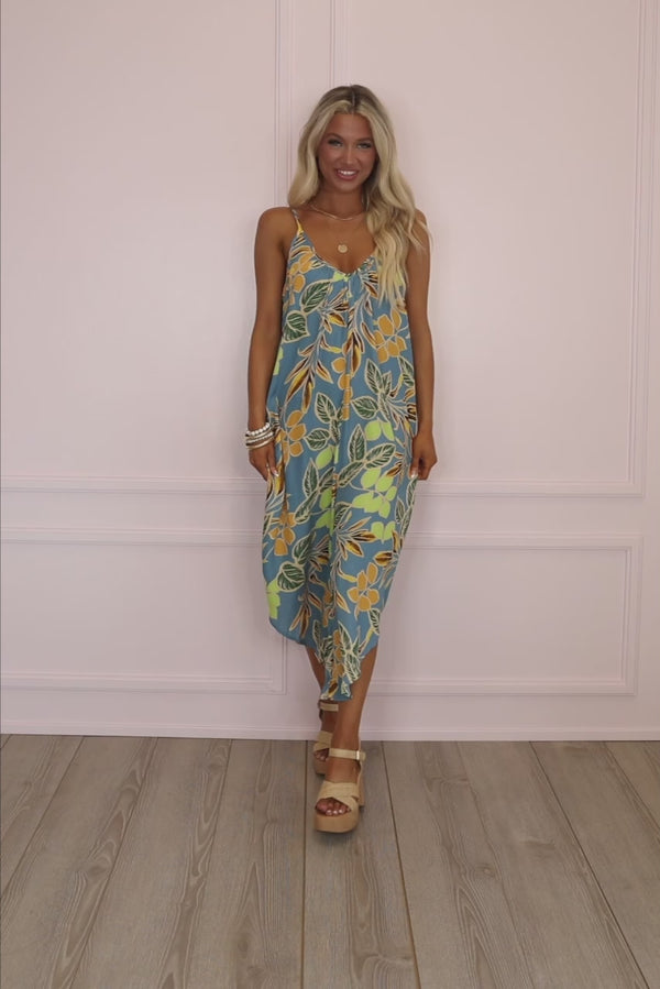 Vacay State Of Mind Jumpsuit in Airy Blue