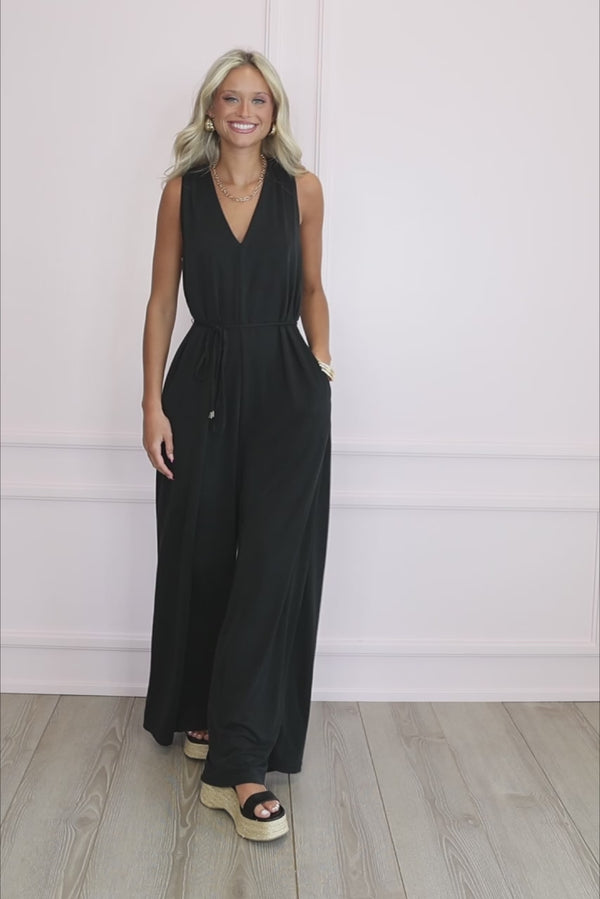 Street Style Jumpsuit in Black